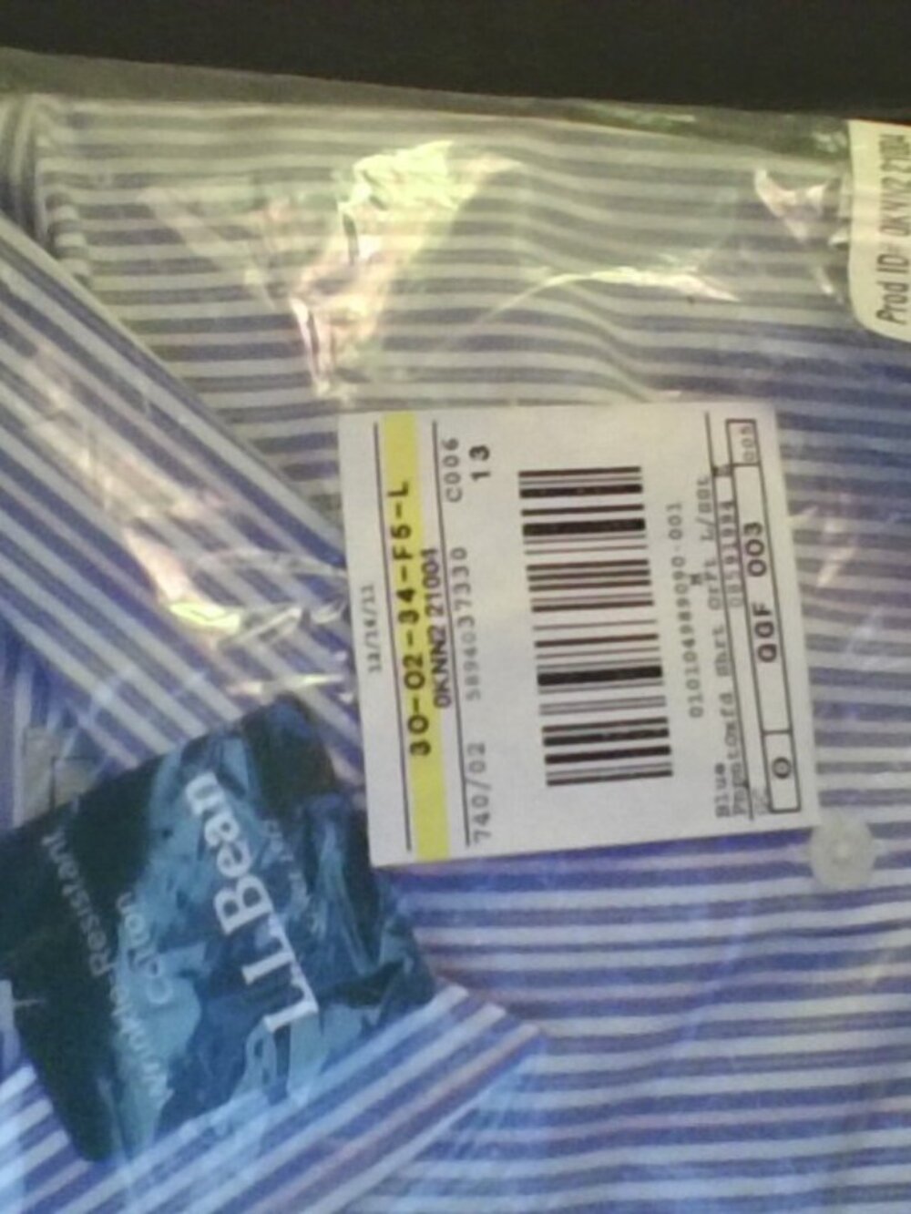LLBean  womens button down shirt
